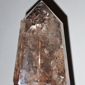 Smoky Rutilated Quartz Crystal Point